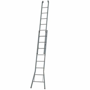 Dirks 2 delige opsteekladder 2x10 ongecoat Dirks 2 delige opsteekladder 2x10 ongecoat